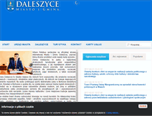 Tablet Screenshot of daleszyce.pl